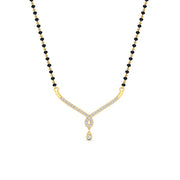 Simple Diamond Pendant Mangalsutra